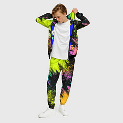 Костюм мужской Rainbow Friends - Blue, цвет: 3D-черный — фото 2