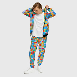 Костюм мужской Детский конструктор - текстура, цвет: 3D-черный — фото 2