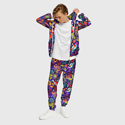 Костюм мужской Multicolored floral patterns, цвет: 3D-белый — фото 2