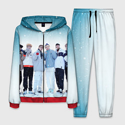 Костюм мужской Stray Kids winter, цвет: 3D-красный