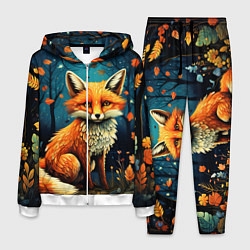 Мужской костюм Лиса в Folk Art стиле