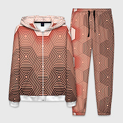 Костюм мужской Multi- faceted pattern, цвет: 3D-белый