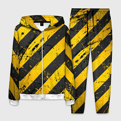 Мужской костюм WARNING - желто-черные полосы