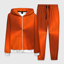 Мужской костюм Оранжевый волнообразный дисковый узор