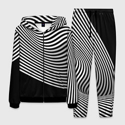 Костюм мужской Trendy raster pattern, цвет: 3D-черный