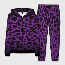 Мужской костюм Фиолетовый леопард