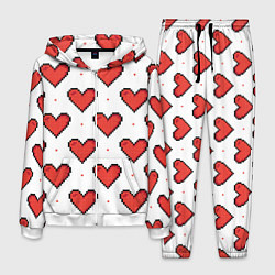 Мужской костюм Pixel heart
