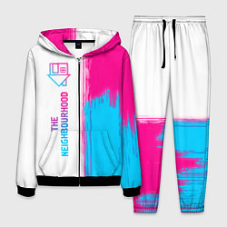 Костюм мужской The Neighbourhood neon gradient style: по-вертикал, цвет: 3D-черный