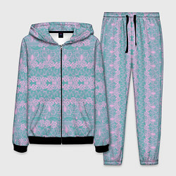 Мужской костюм Voilet flower pattern