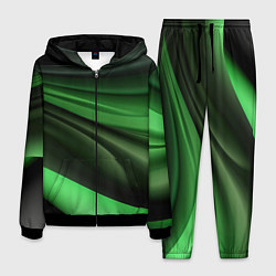 Костюм мужской Темная зеленая текстура, цвет: 3D-черный