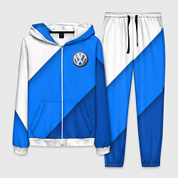 Мужской костюм Volkswagen - голубые линии