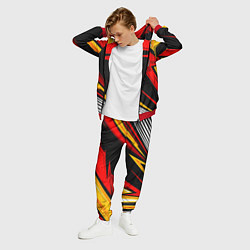 Костюм мужской Honda - красный и оранжевый, цвет: 3D-красный — фото 2