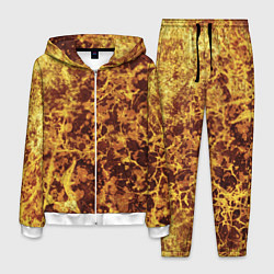 Мужской костюм Абстракция - желтый антрацит