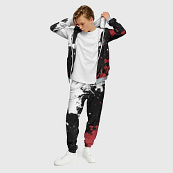 Костюм мужской Umbrella Security на спортивном красно бело чёрном, цвет: 3D-меланж — фото 2