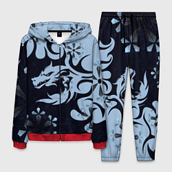 Мужской костюм Дракон со снежинками