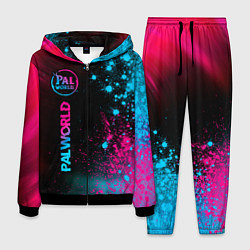 Костюм мужской Palworld - neon gradient по-вертикали, цвет: 3D-черный