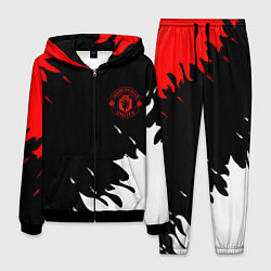 Костюм мужской Manchester United flame fc, цвет: 3D-черный