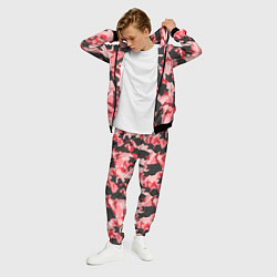 Костюм мужской Розовый камуфляж из котов, цвет: 3D-черный — фото 2