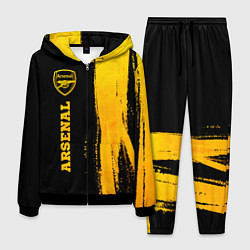 Мужской костюм Arsenal - gold gradient по-вертикали