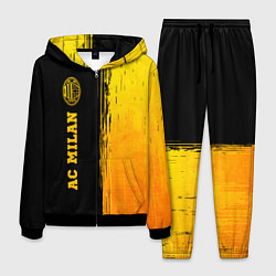 Костюм мужской AC Milan - gold gradient по-вертикали, цвет: 3D-черный