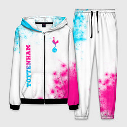 Костюм мужской Tottenham neon gradient style вертикально, цвет: 3D-черный