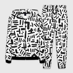 Мужской костюм Паттерн линиями