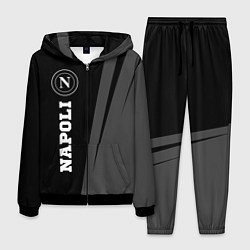 Костюм мужской Napoli sport на темном фоне по-вертикали, цвет: 3D-черный