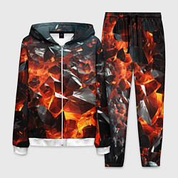 Мужской костюм Взрыв камней в красном неоне