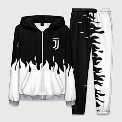 Костюм мужской Juventus fire, цвет: 3D-меланж