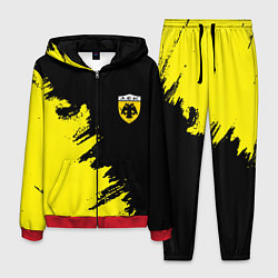 Мужской костюм AEK sport color yellow