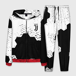 Мужской костюм Juventus hexagon black sport