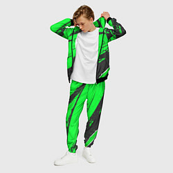 Костюм мужской Audi sport green, цвет: 3D-черный — фото 2