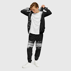 Костюм мужской Шкода - следы от шин, цвет: 3D-черный — фото 2