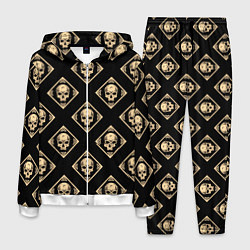 Мужской костюм Черепа текстурные