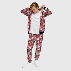 Костюм мужской Полный придурок - паттерн с надписями, цвет: 3D-черный — фото 2