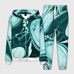 Мужской костюм Бирюзовый мрамор