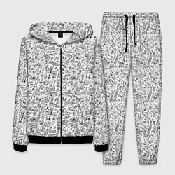 Мужской костюм Дудл граффити рэперское - паттерн