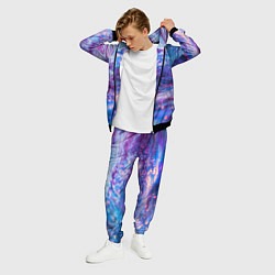 Костюм мужской Сине-фиолетовая волна, цвет: 3D-черный — фото 2