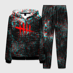 Мужской костюм Dead by daylight краски глитч