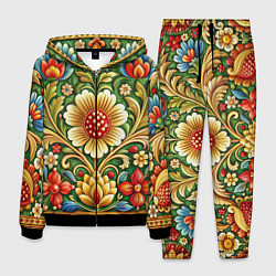 Мужской костюм Стиль советского ковра узоры и орнамент