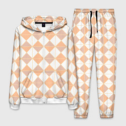 Мужской костюм Персиковые ромбы