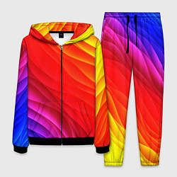 Мужской костюм Абстрактные волны текстура