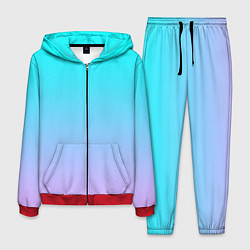 Мужской костюм Неоновые разводы градиента