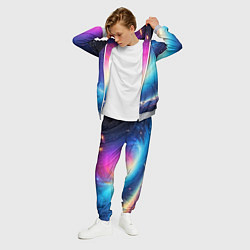 Костюм мужской Бескрайний космос, цвет: 3D-меланж — фото 2
