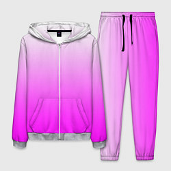 Мужской костюм Gradient color pink