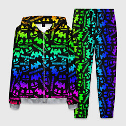 Мужской костюм Marshmello neon steel pattern