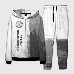 Мужской костюм Manchester United - white gradient по-вертикали