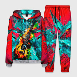 Мужской костюм Электрогитара в красках