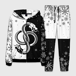 Мужской костюм Инь янь - змеи