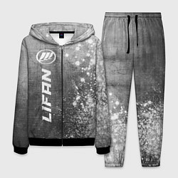 Костюм мужской Lifan - grey gradient по-вертикали, цвет: 3D-черный